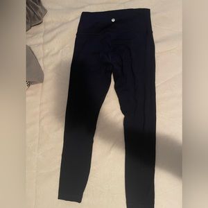 Lululemon Wunder Under Train High Rise Leggings 25” -Navy